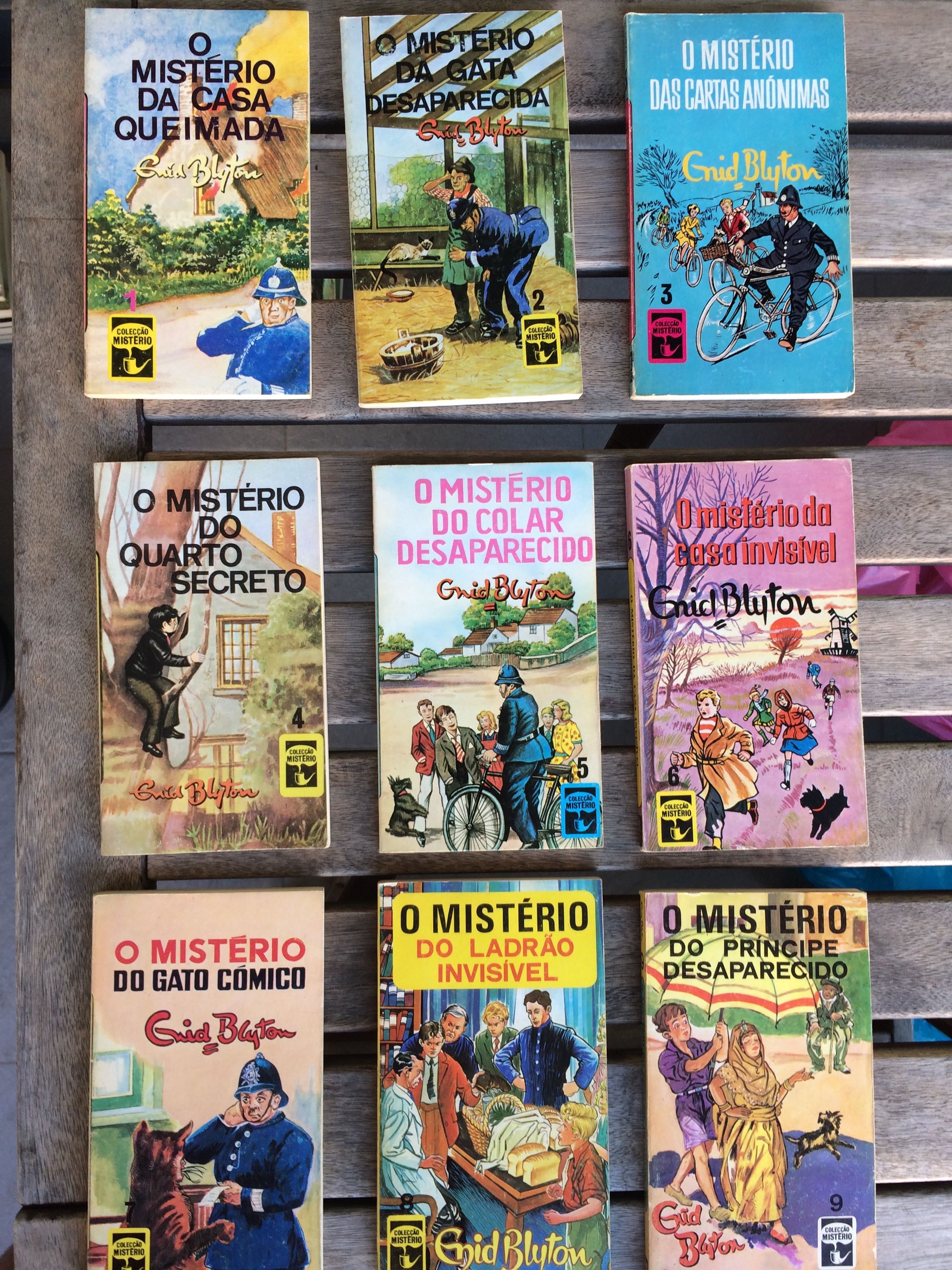 Pack 100 Livros- Os Cinco - Os Sete - O Mistério - O Falcão - Lancelot