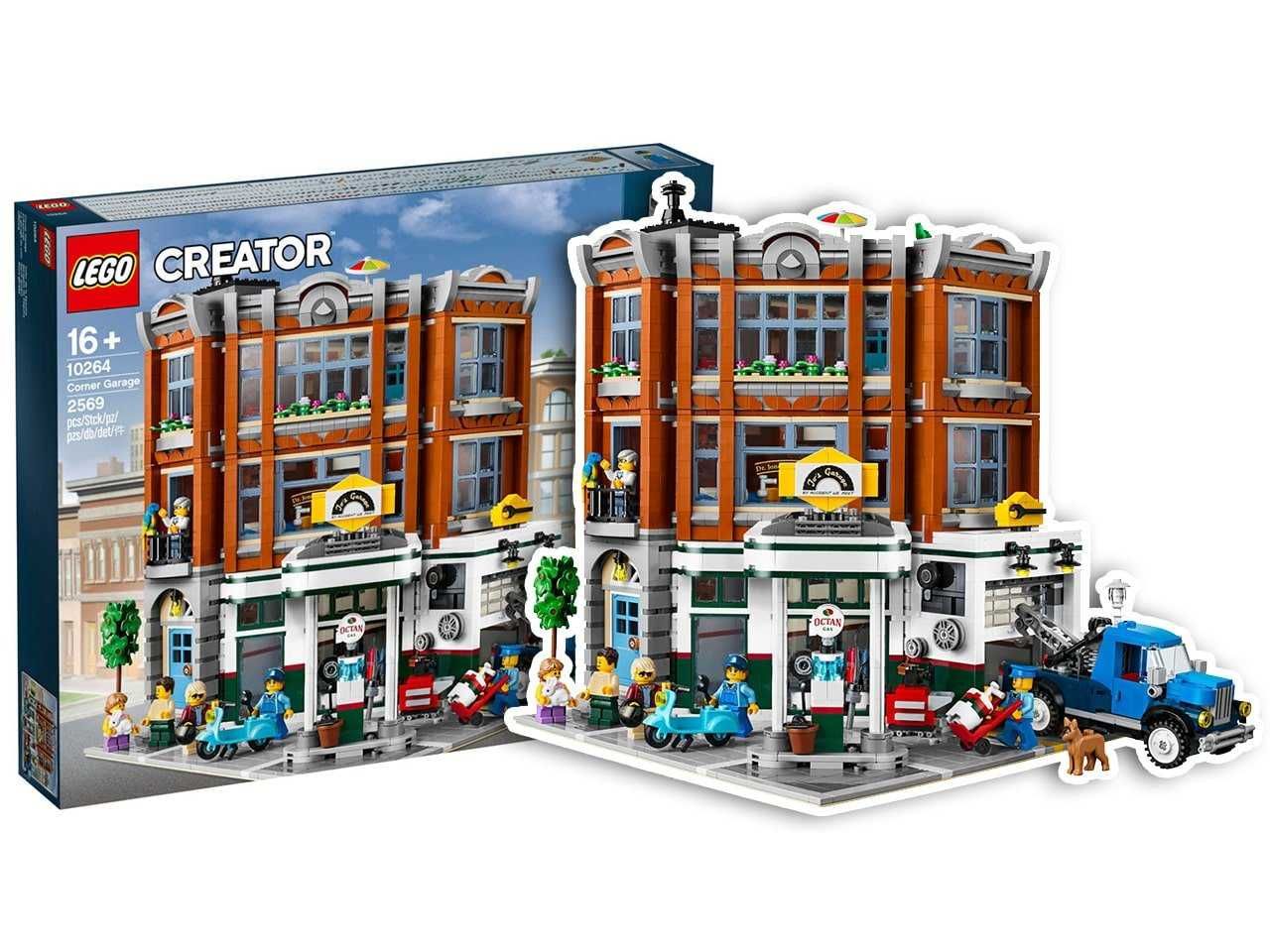 100% деталей Lego Creator Expert 10264 Corner Garage