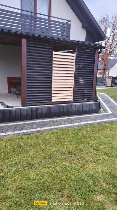 Żaluzje tarasowe stałe