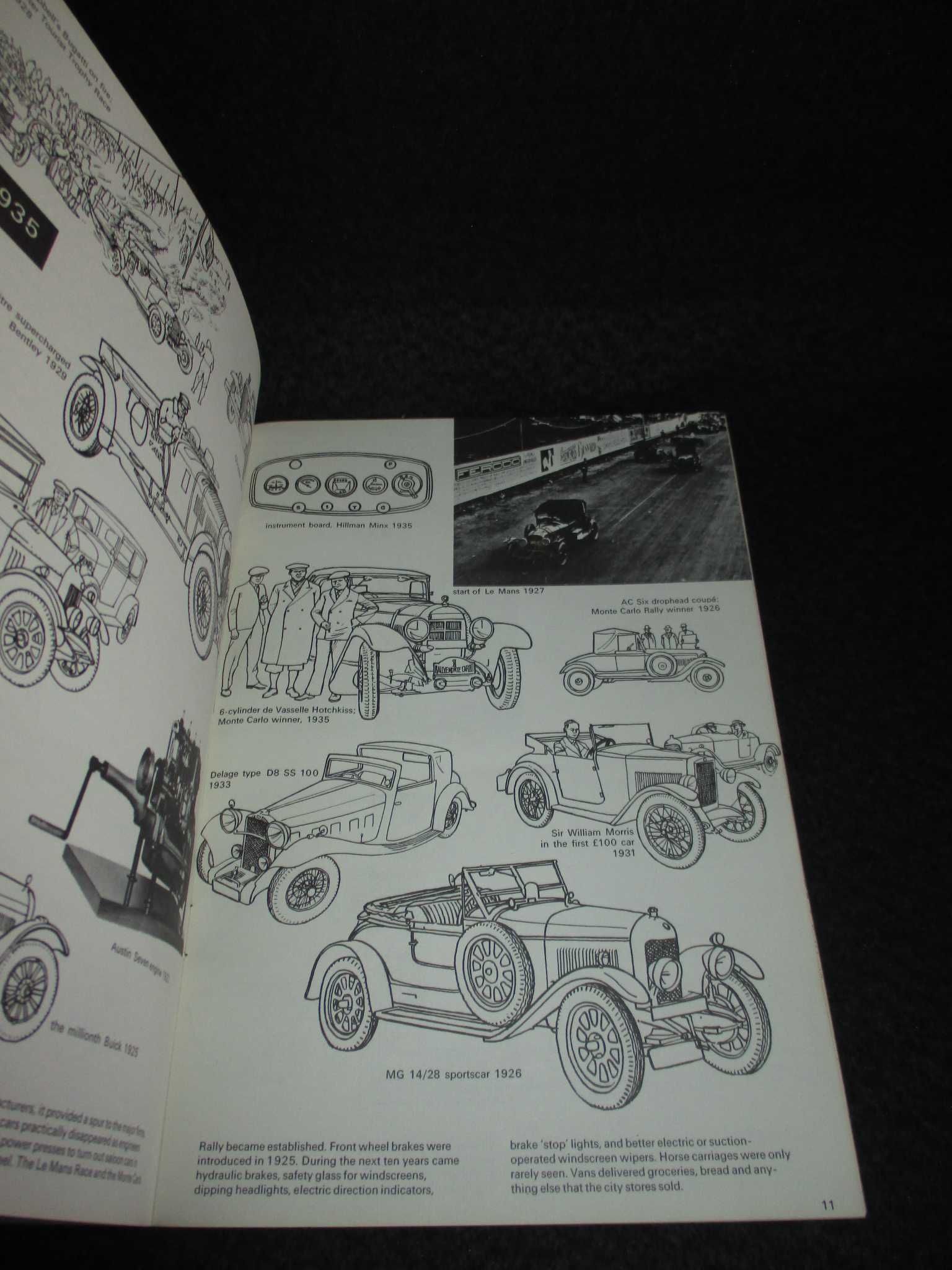 Livro Picture Reference Book of Motor Cars