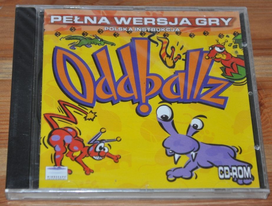 NOWA -Oddballz - pełna wersja gry - polska instrukcja - CD -ROM -KRK