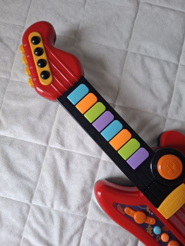 Interaktywna zabawkowa gitara dla dzieci