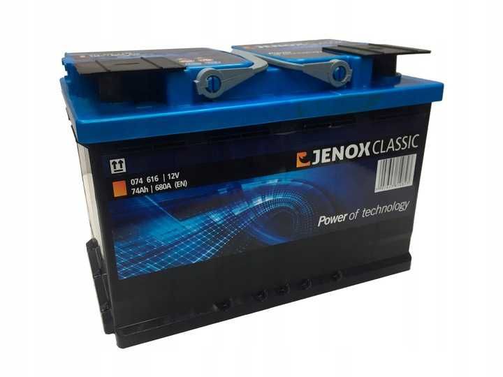 Akumulator Jenox Classic 12V 74Ah 680A P+