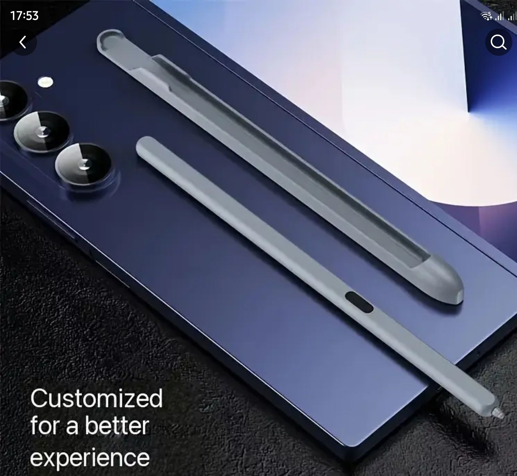 Стилус S Pen с футляром для Fold6/Fold5/Fold4/Fold3
