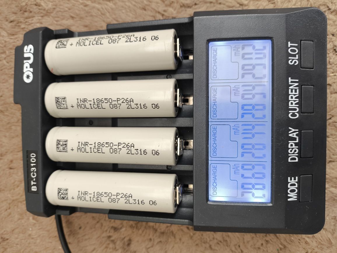 Аккумулятор Molicel P26A 2800mah 35A