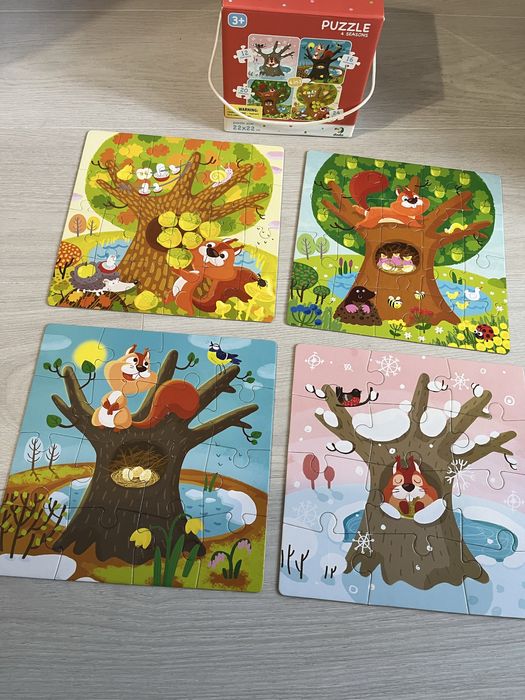 Пазли Dodo 4 в 1 Пори року