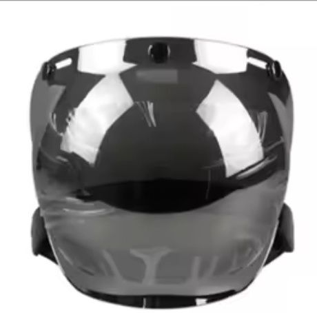 Viseira escura para capacete aberto istilo café Racer