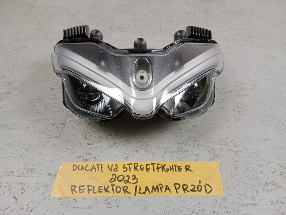 Ducati Streetfighter V2 Lampa Przód Reflektor Przedni Idealny 2023