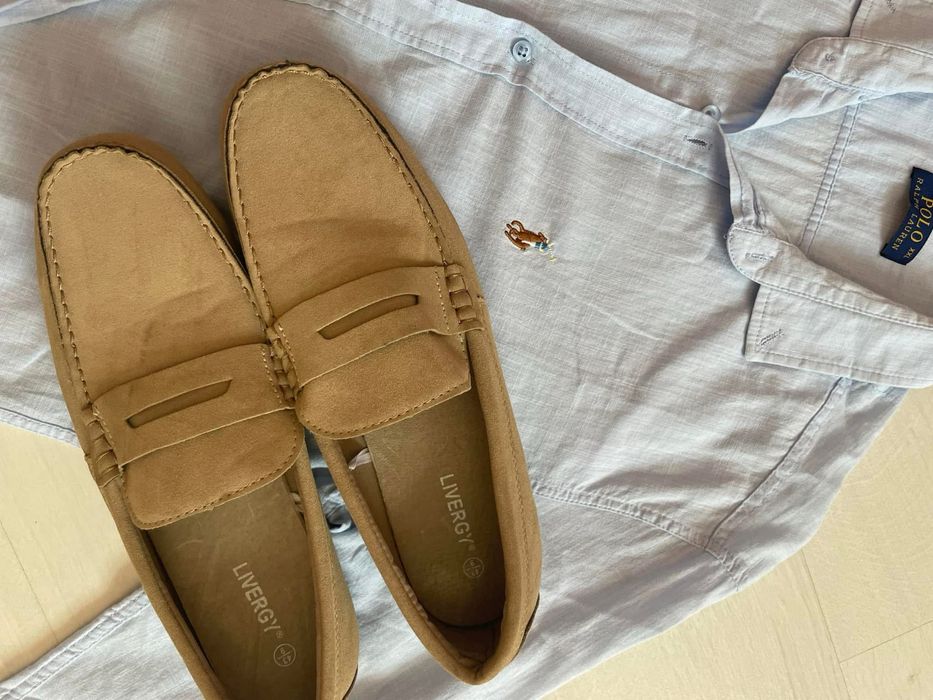 Лофери 43 розмір замш