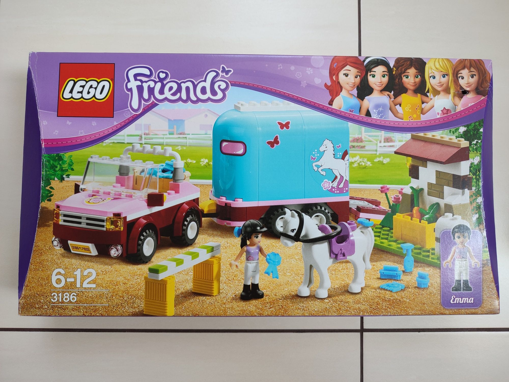 Lego Friends "Przyczepa dla konia Emmy"