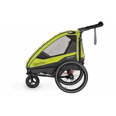 folia przeciwdeszczowa przyczepka rowerowa Qeridoo Qupa 2 Sportrex 2