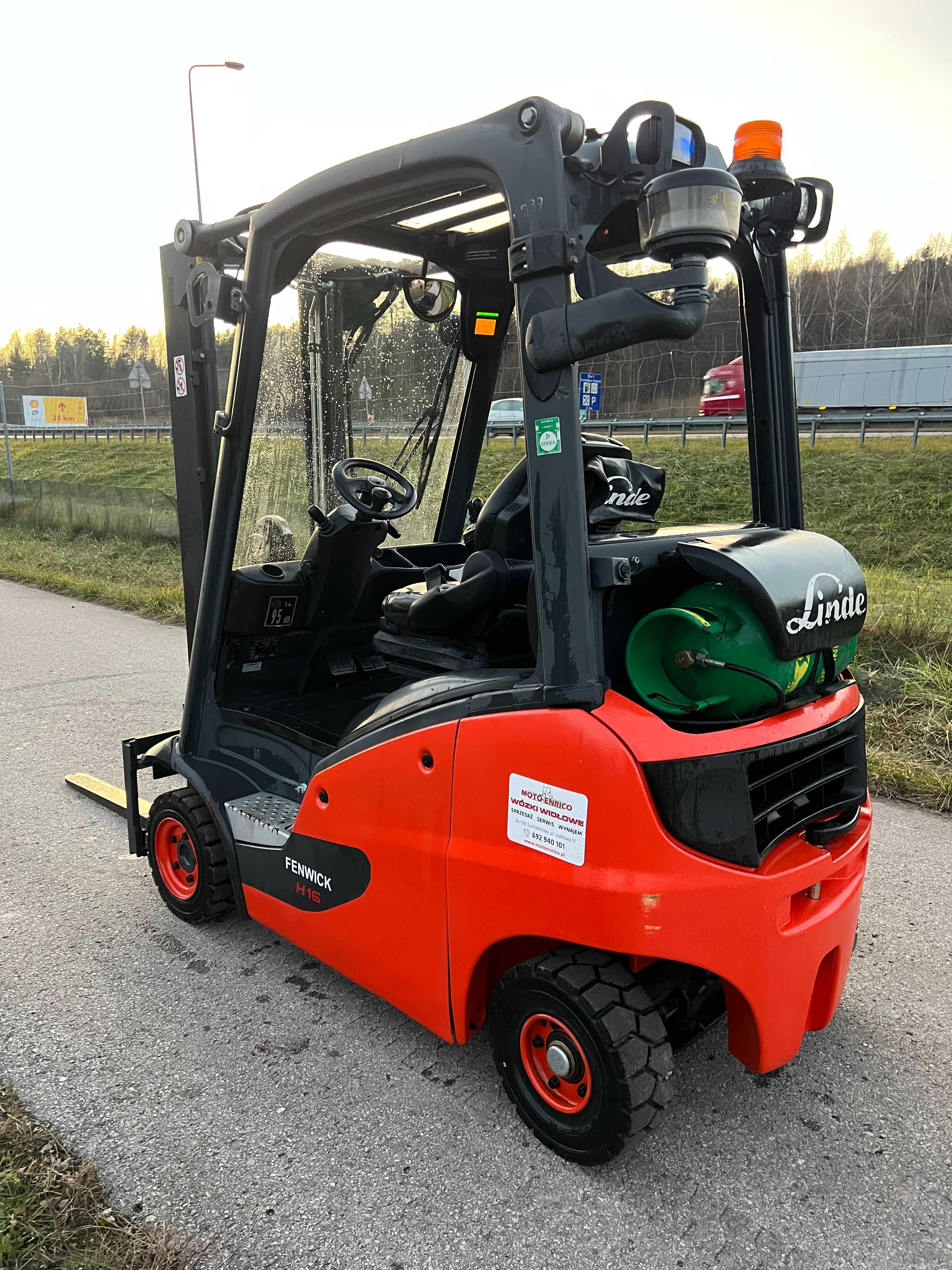 Wózek Widłowy Linde H16T-01 2017 Rok Wolny Skok Przesuw Boczny