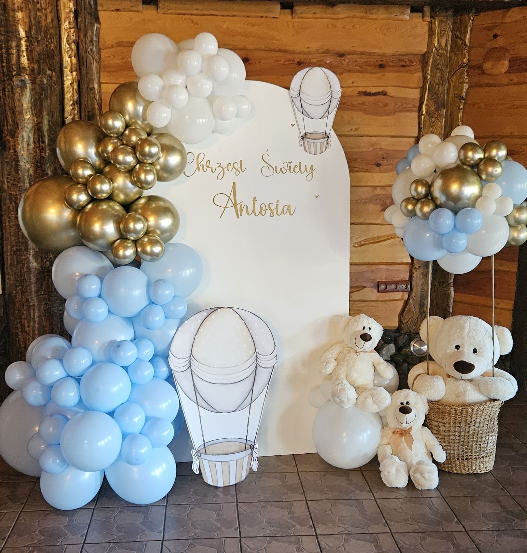 Ścianka dekoracja balony