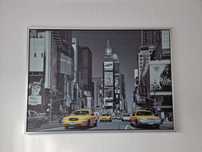 Piękny obraz New York żółta taksówką taxi 140x100 salon sypialnia