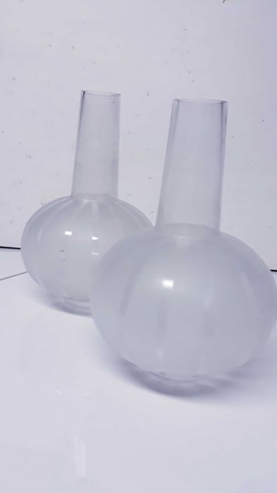 Tulipa vidro fosco. Vintage