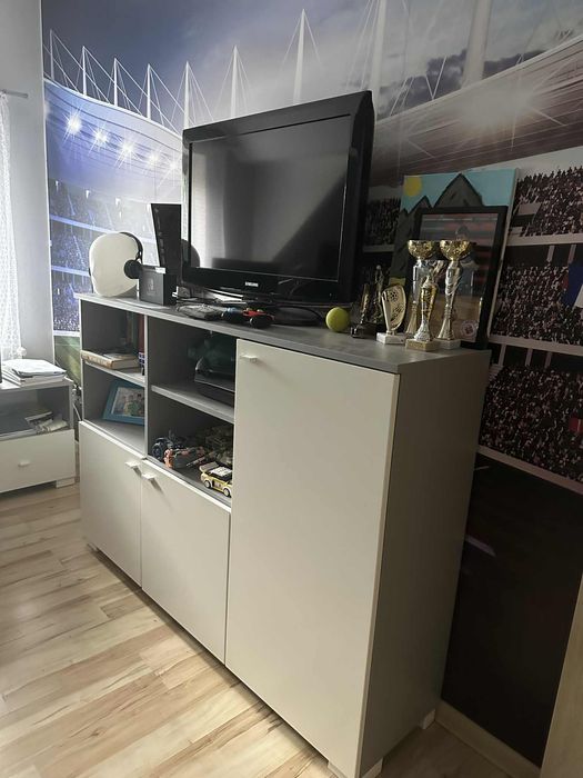 Zestaw mebli z łóżkiem dla nastolatka/chłopca  MEBLIK super opcja