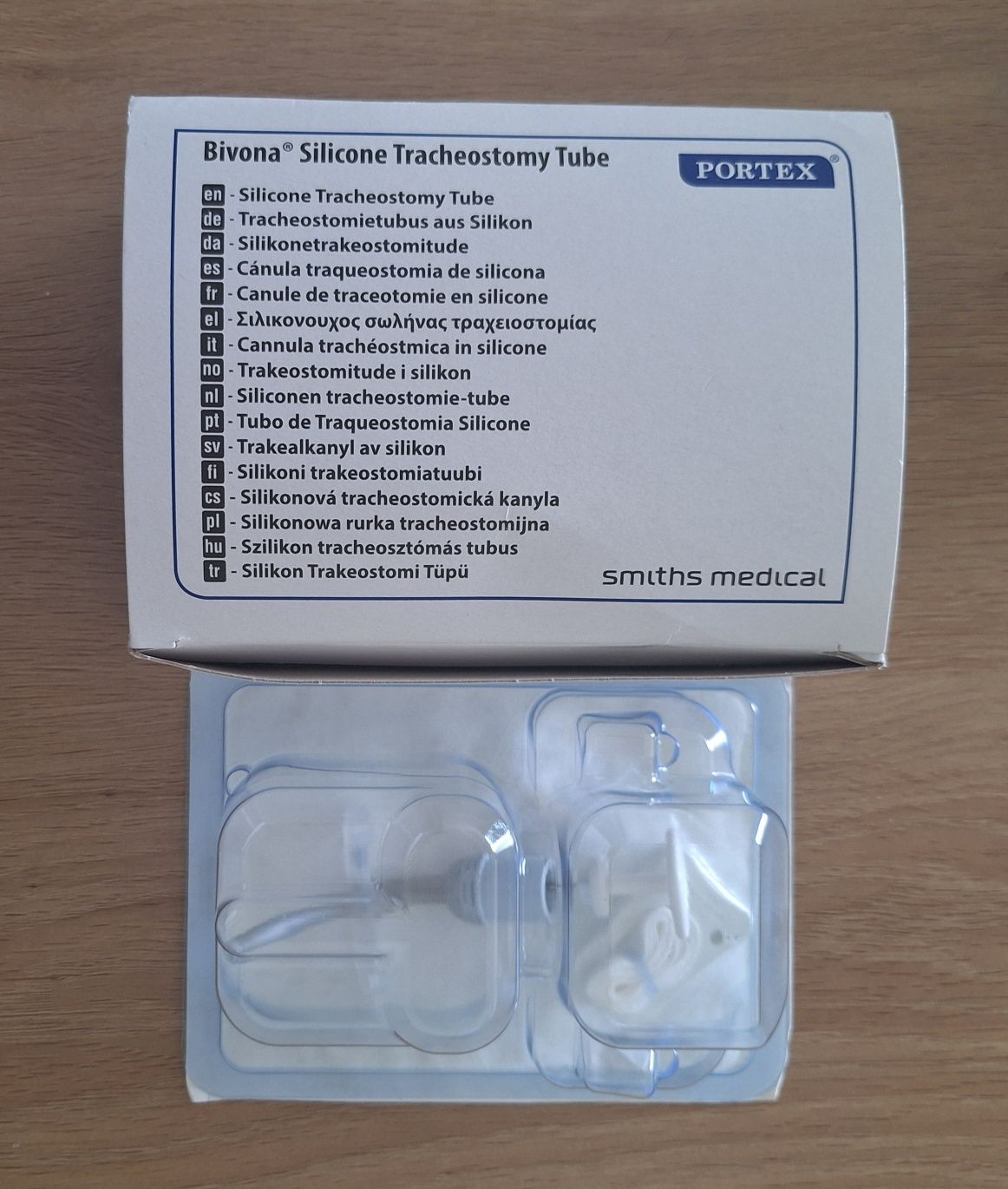 Трахеостомічна трубка Portex Bivona розмір I.D 3.5 mm OD 5.3 mm