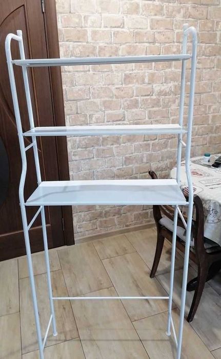 Стеллаж 155х65 для ванной над стиральной машиной стелаж полка у ванну