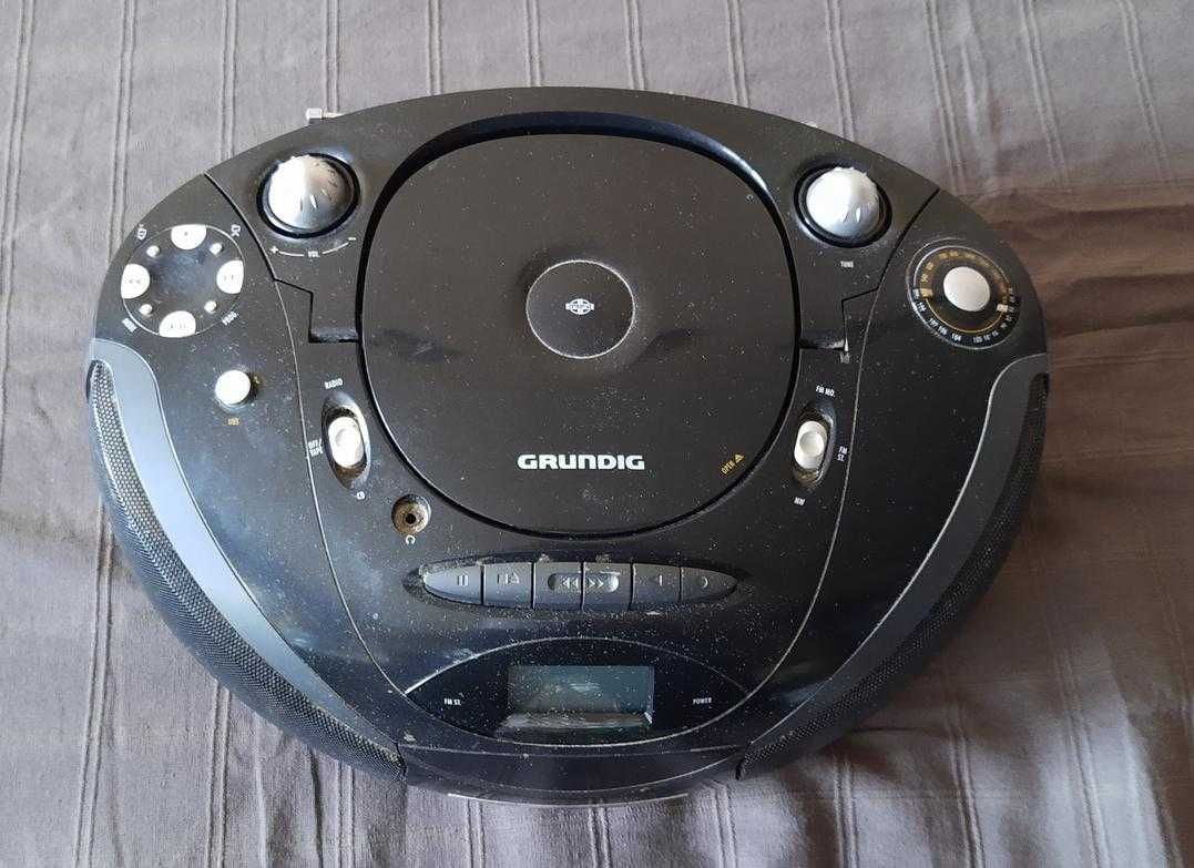 Grundig BoomBox RRCD 3700 radio-cd-magnetofon-mp3 instrukcja PL