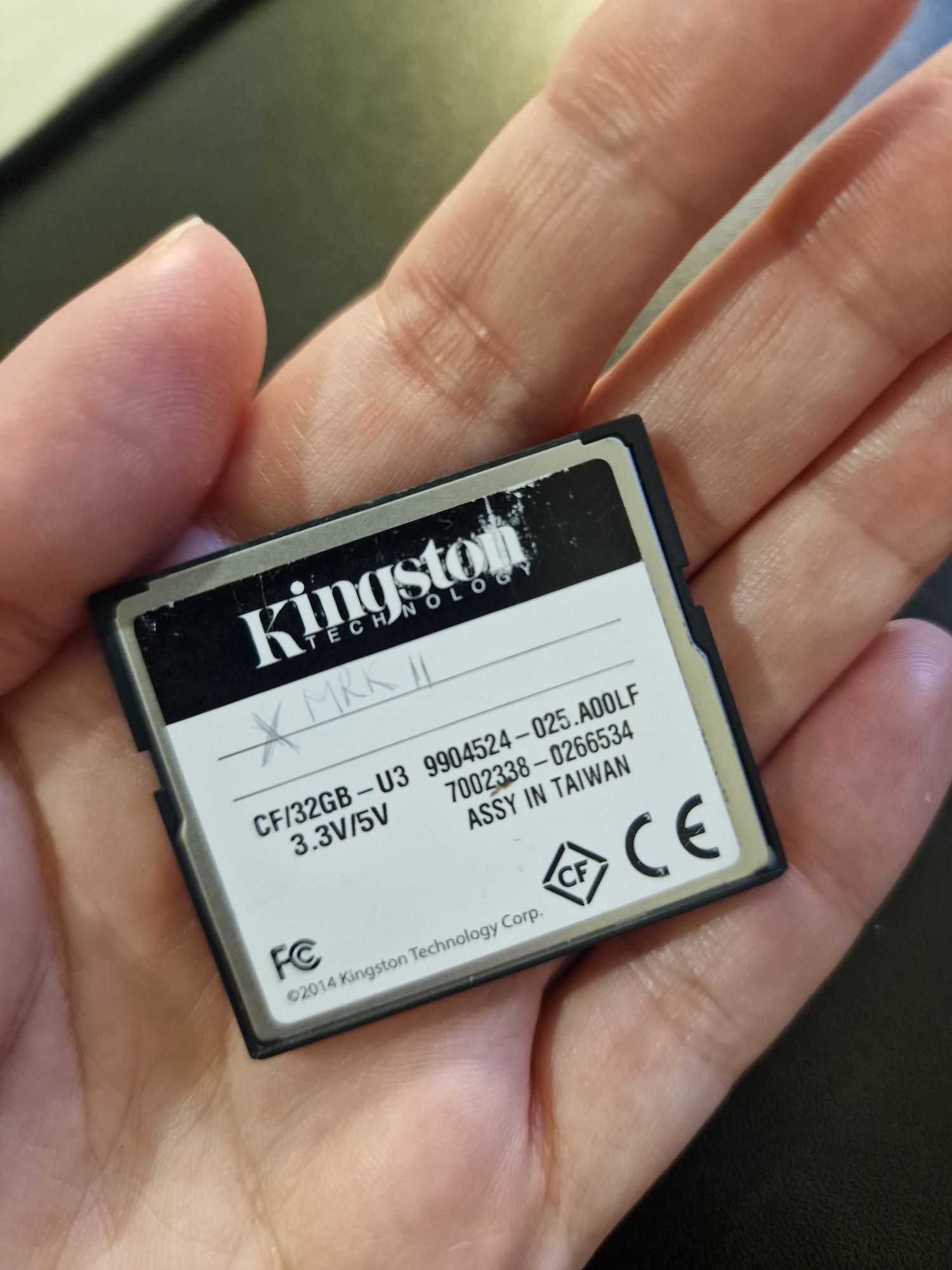 Kingston Compact Flash CF 32gb