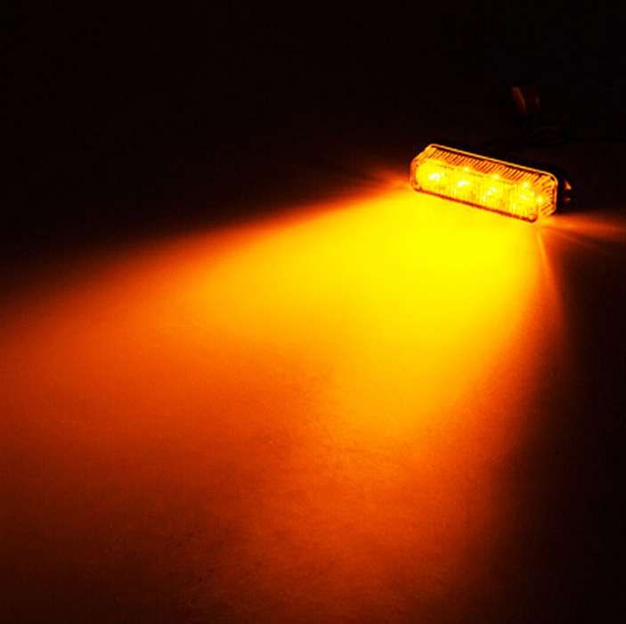 Luz Strobe Amarelo/Âmbar de alta intensidade