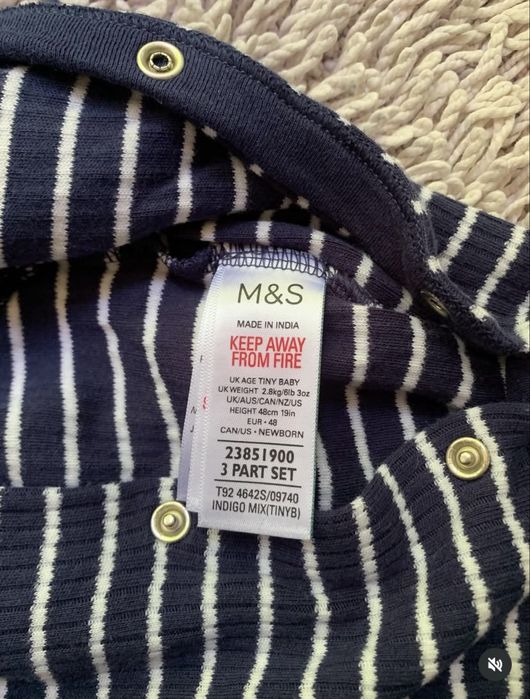Мягкий и уютный человечек для новорождённого от M&S
