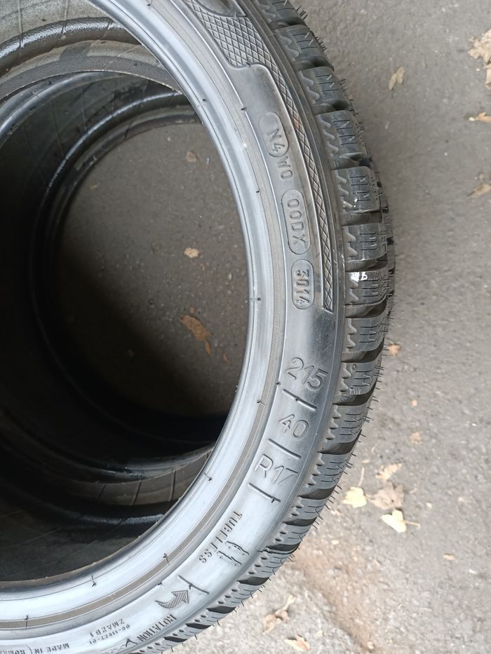 Opony zimowe 215/40r17 Kleber Krisalp hp2 87v xl jak nowe 2szt