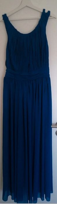 Vestido comprido azul