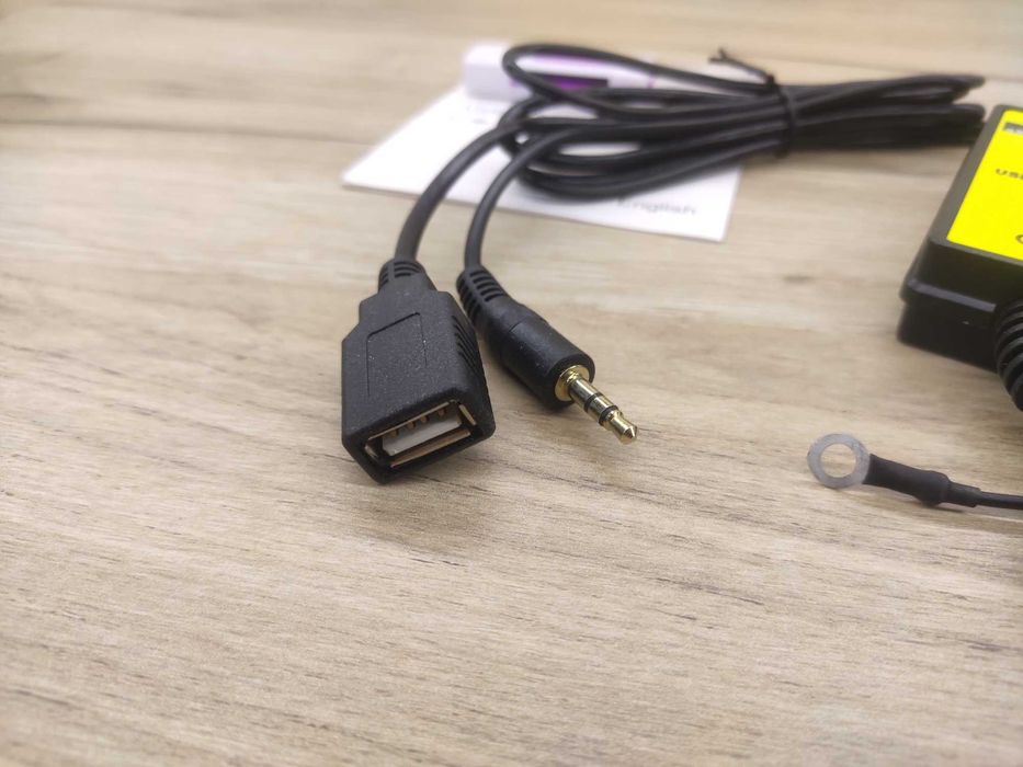 Aux, USB адаптер 12pin для Volkswagen, Skoda, Audi