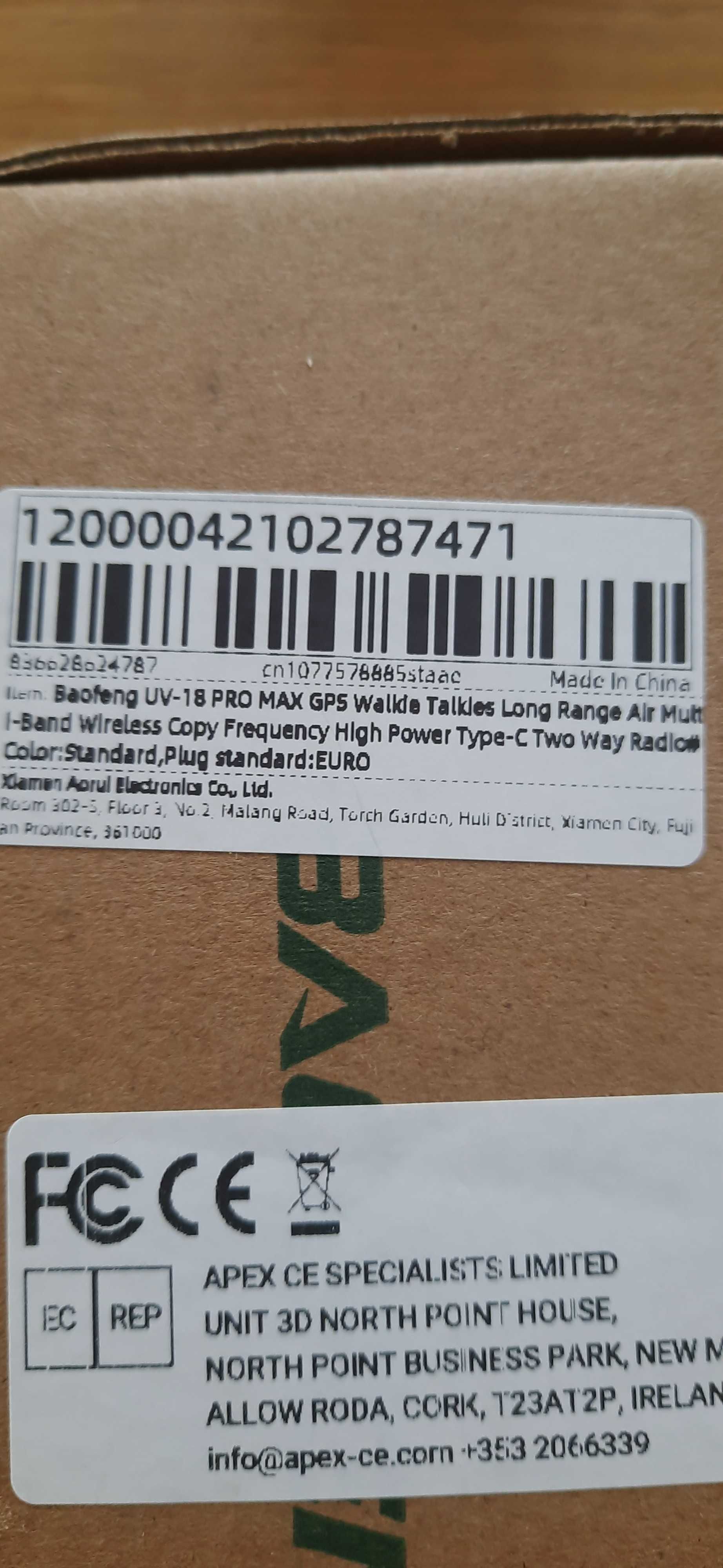 Baofeng UV-18 Pro Max GPS. NOWY !!!