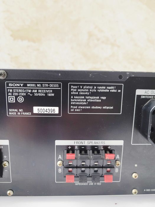 Sony STR de505 ресивер\усилитель