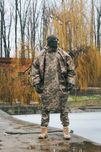 Плащ пончо тактичний піксель водонепроникний дощовик Shield