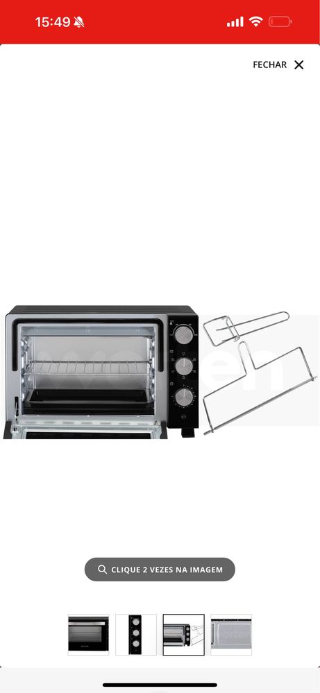 Mini-forno BECKEN (30 L - 1500 W)
