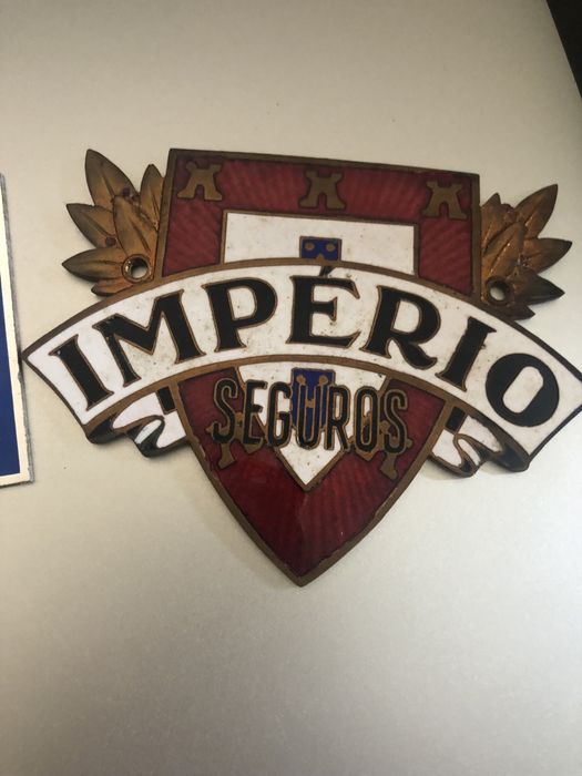 Placa publicitaria muito antiga