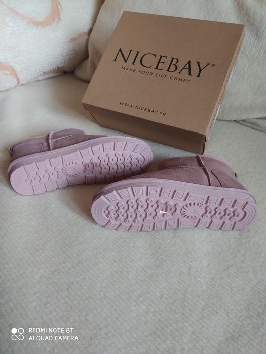 Buty emu firmy Nicebay 43 28 cm wkładka. Stopa 27.5-28cm. skóra wełna