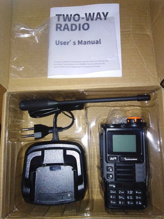 Рація радіостанція Quansheng UV-K6 з фм радіо.