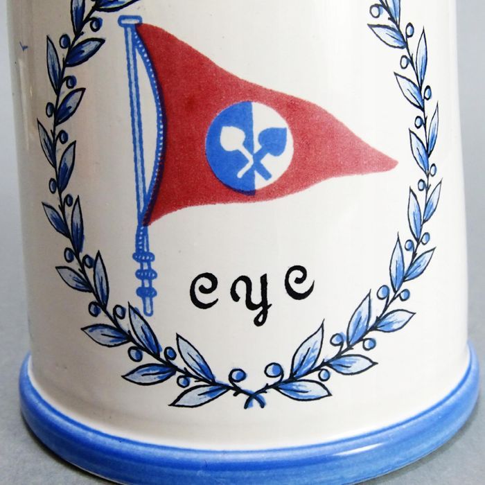 ceramiczny kufel z deklem regaty 1979 żaglówki