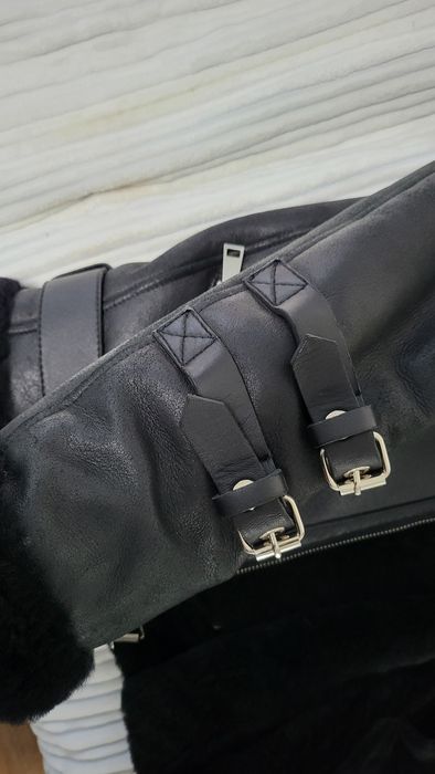 Шкіряна куртка дублянка розмір xs, s