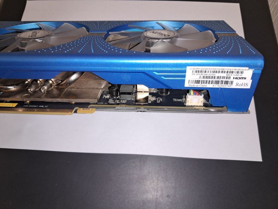 Видеокарта Sapphire RX 580 Nitro + Special Edition 8gb как Новая