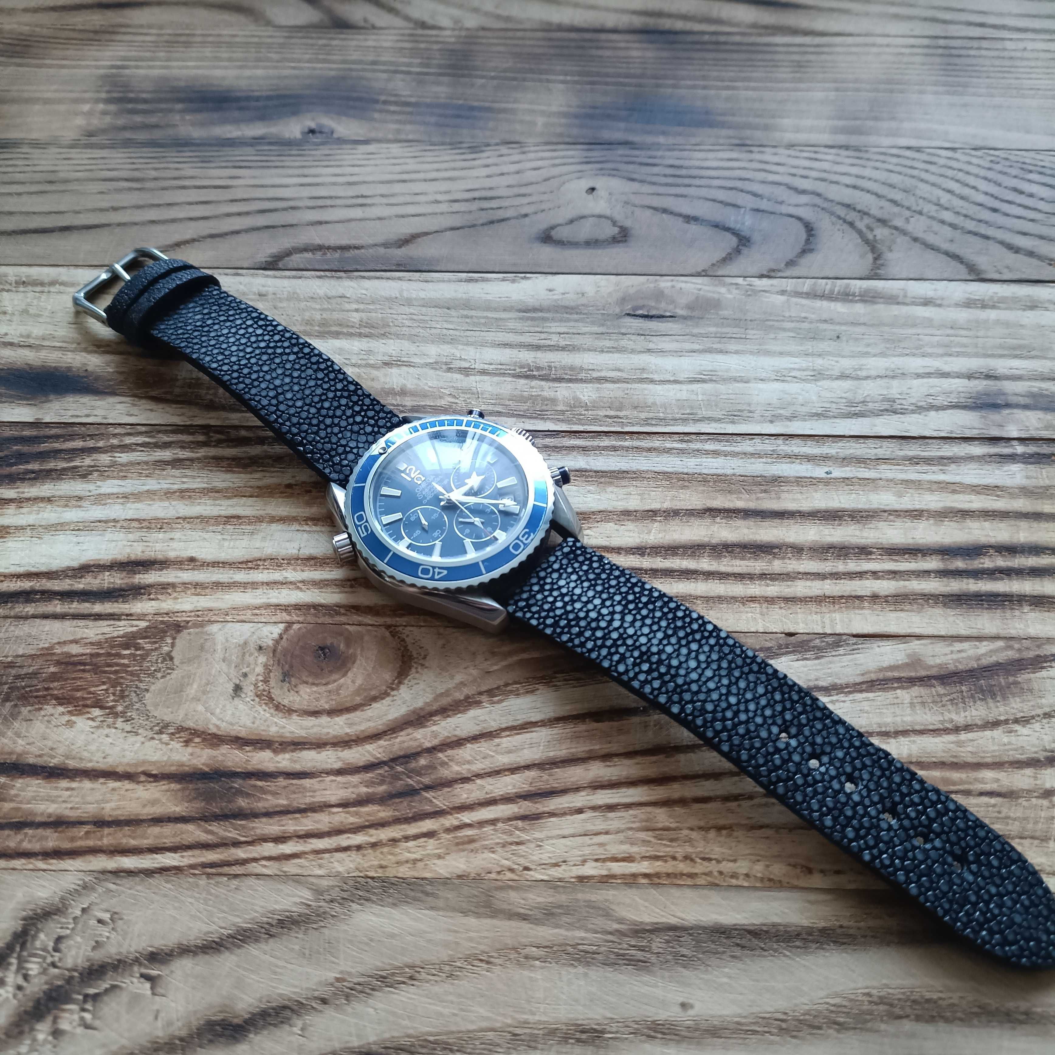 Рнмінець з шкіри ската , Longines,  omega, tissot, oris, Breitling