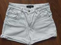 Białe szorty krótkie spodenki jeans Top Secret 36
