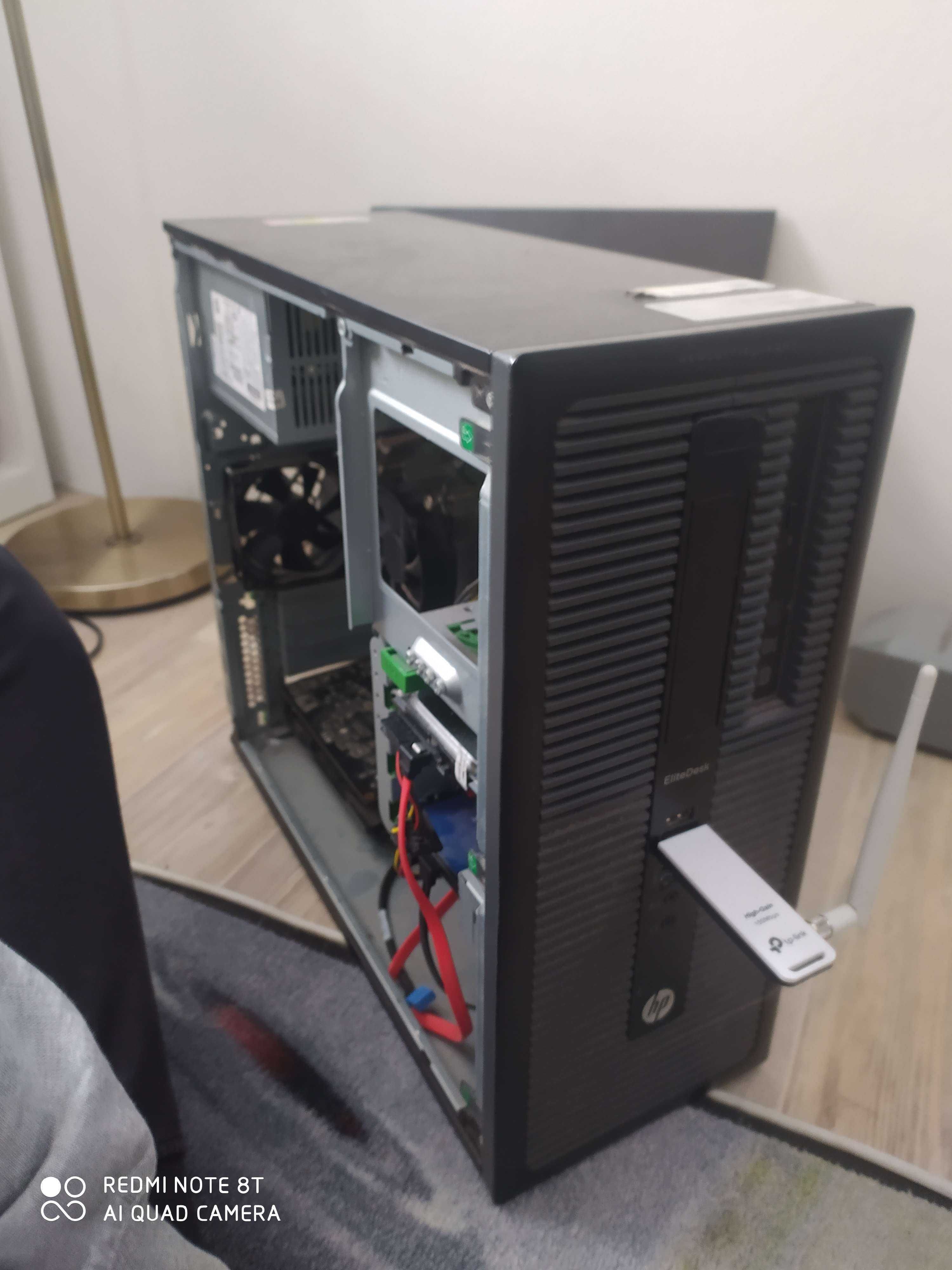 Komputer HP EliteDesk 800 G1 Tower PC z rx 550 4gb i z i5 4570