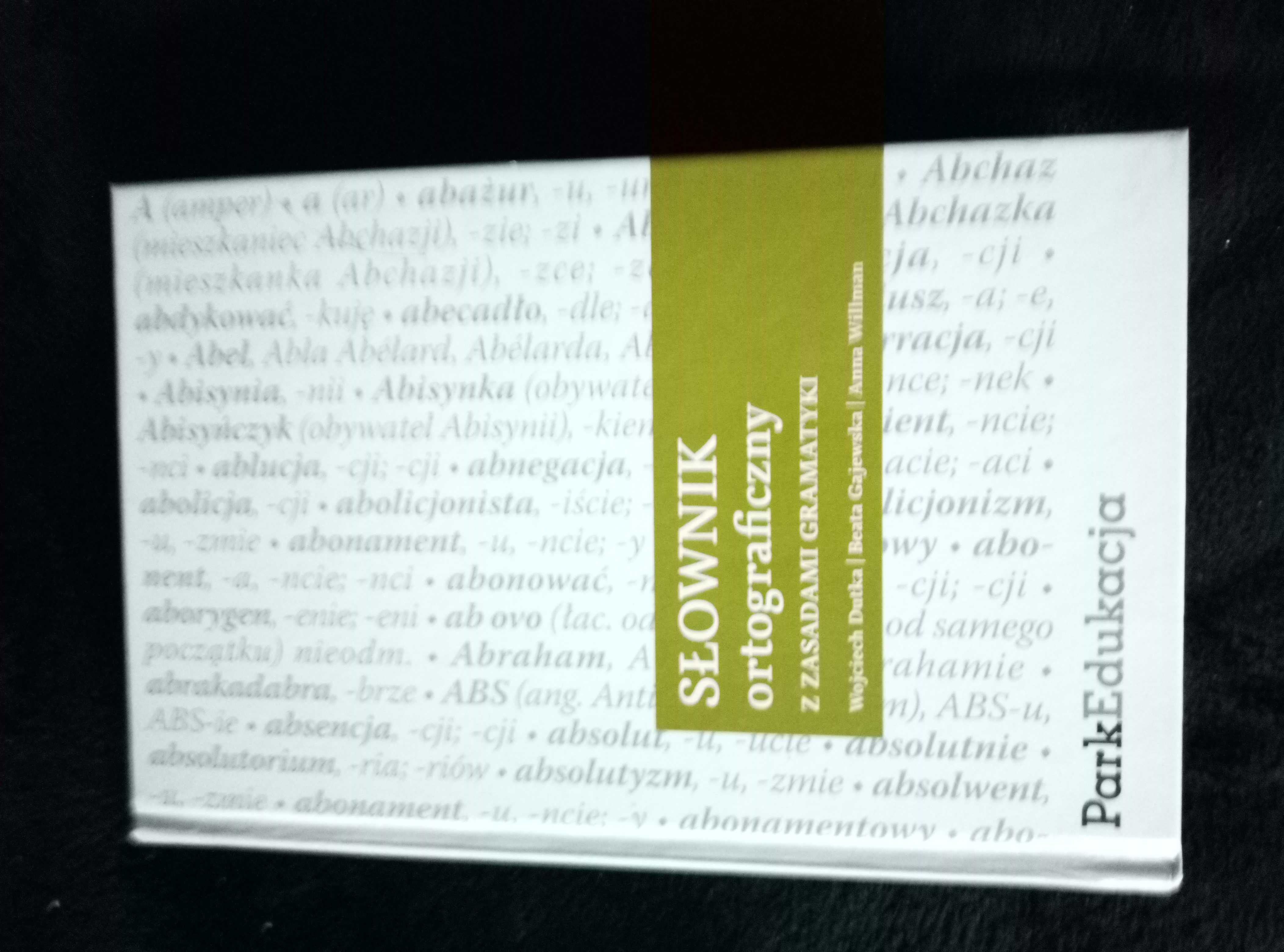Słownik ortograficzny z zasadami gramatyki