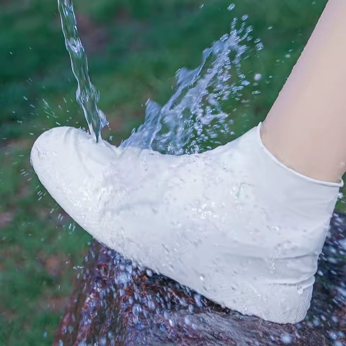 Дощовик + чохли на взуття водонепроникні дождевик чехлы білий прозори