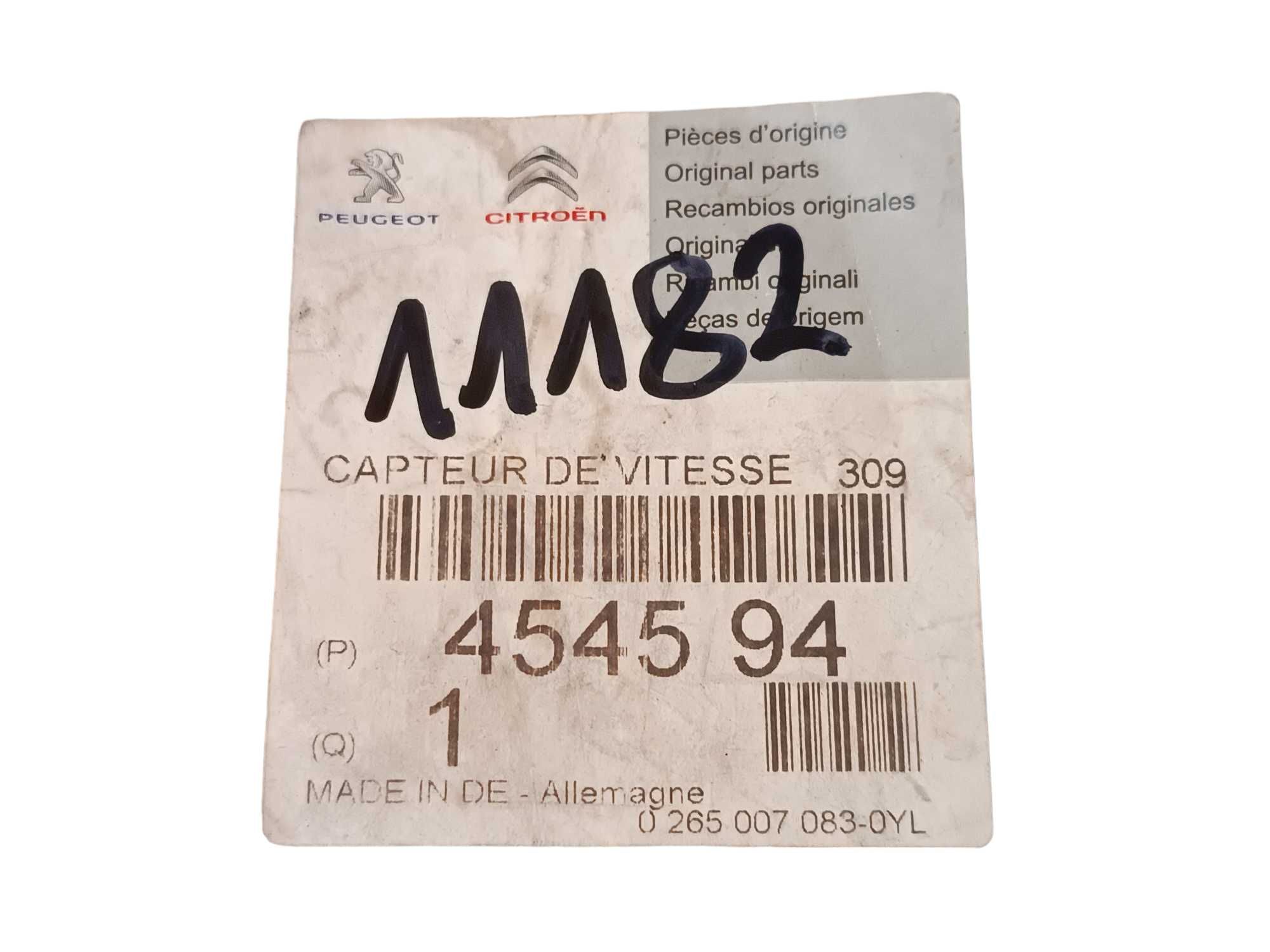 Czujnik ABS C8 Ulysse 807 Phedra 2.0 2,2 3,0 NOWY Oryginał