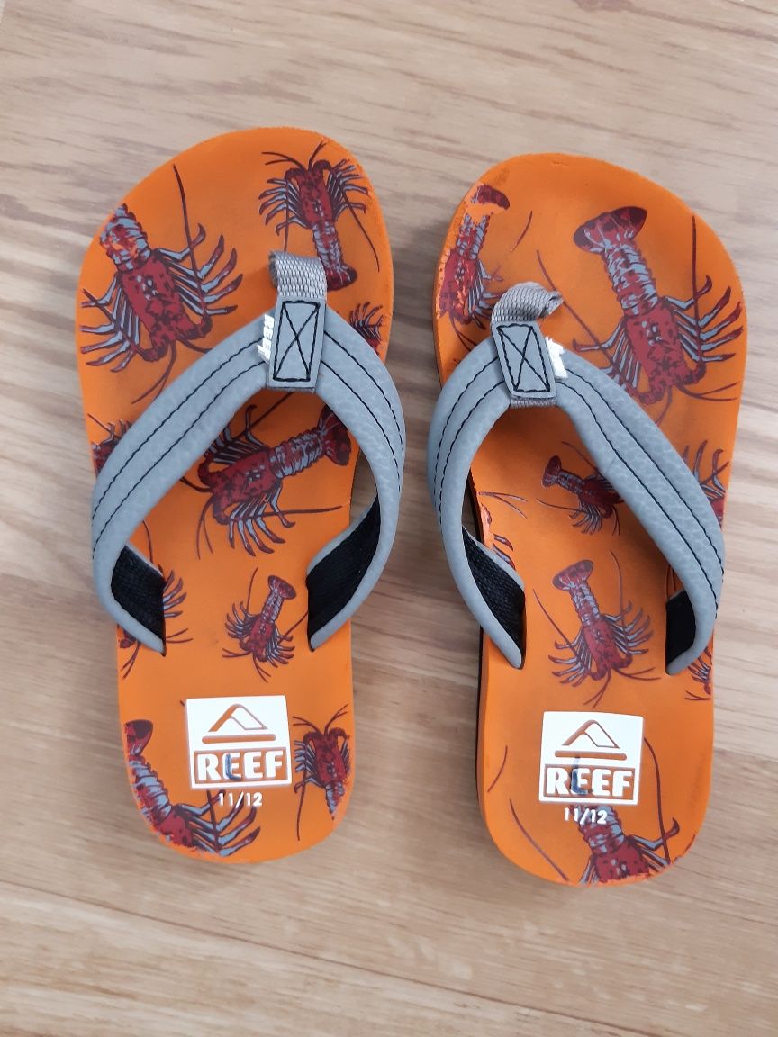 ODDAM buty Japonki REEF jak nowe dł wkł 19cm r.28-29 klapki SpiderMan