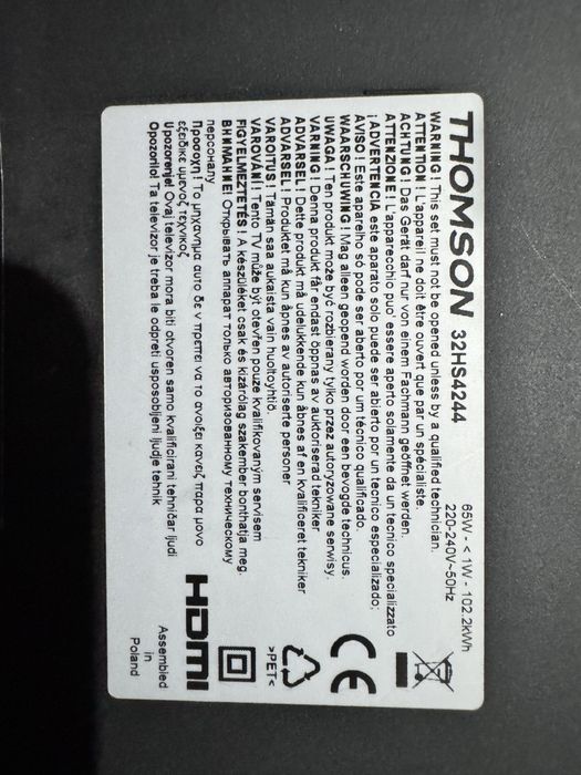 LED телевизор THOMSON 32 дюйма/ Запорожье