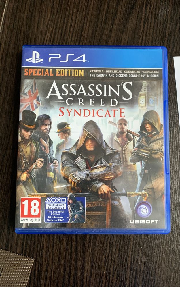 Assasin Creed Syndicate Ps4 Gra Plyta Pudelko