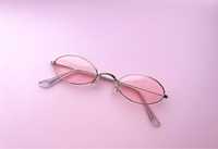 Śliczne okulary unisex różowe