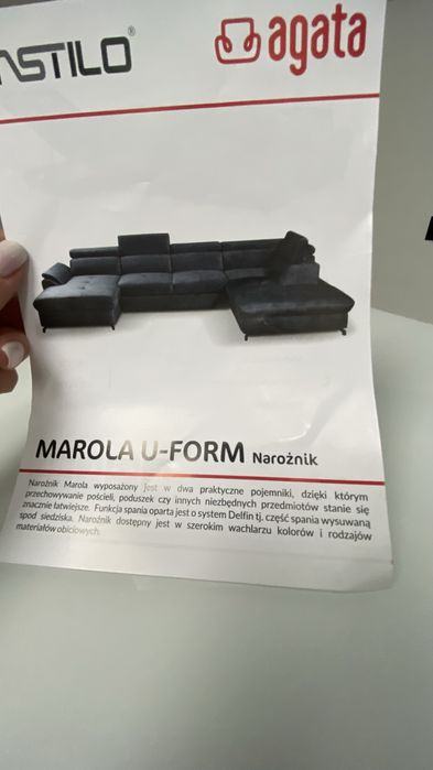 Narożnik MAROLLA U-FORM beżowy